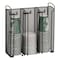 Safco Onyx Breakroom Organizers, 3 Comp, 12.75x4.5x13.25, Steel Mesh, Black 3292BL - alternate 1